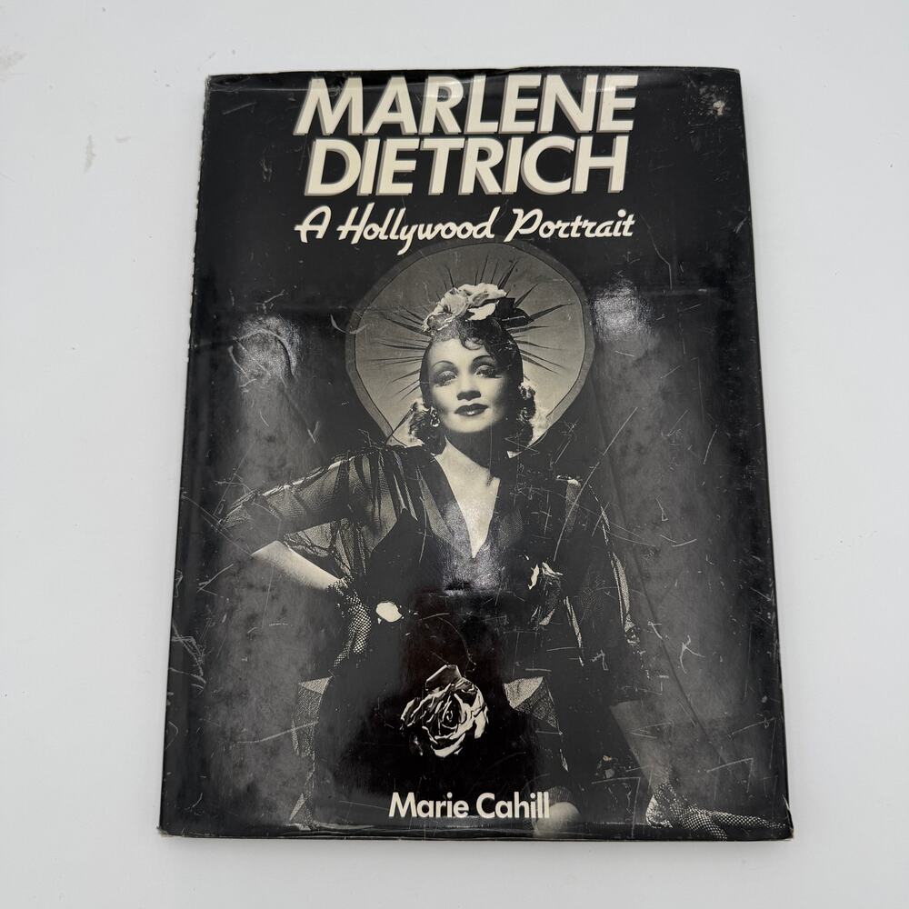 Vintage Marlene Dietrich A Hollywood Portrait Coffee Table Book